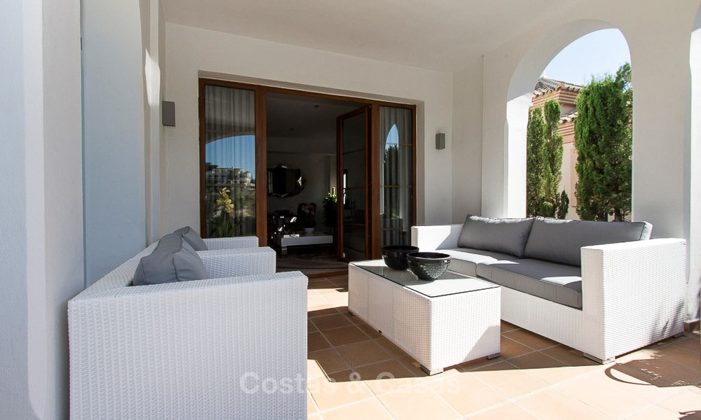 Ready to move in new villa for sale, first line golf in a gated golf resort, New Golden Mile, Marbella - Estepona 3533