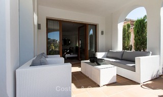Ready to move in new villa for sale, first line golf in a gated golf resort, New Golden Mile, Marbella - Estepona 3533 
