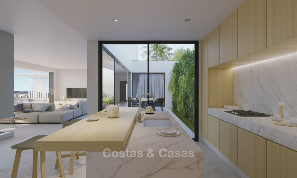 Two luxury and modern contemporary eco-friendly new villas for sale in a boutique development, Casares - Estepona 3569