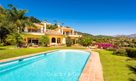 Charming and spacious Andalusian style villa for sale in El Madroñal, Benahavis - Marbella 3751