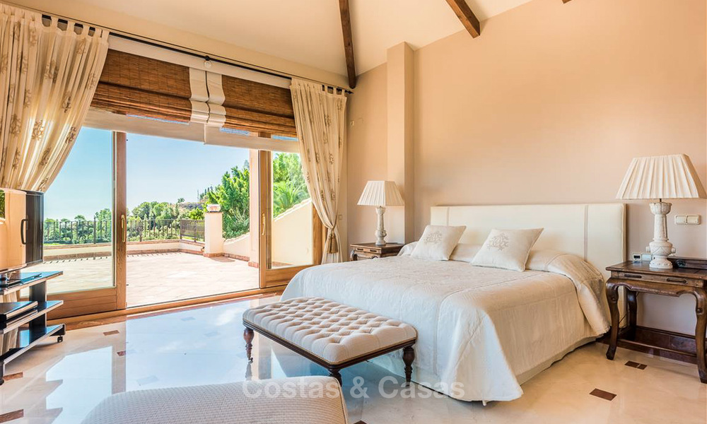 Charming and spacious Andalusian style villa for sale in El Madroñal, Benahavis - Marbella 3755