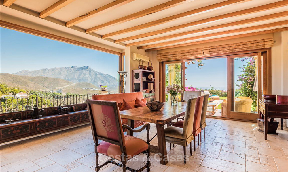 Charming and spacious Andalusian style villa for sale in El Madroñal, Benahavis - Marbella 3769