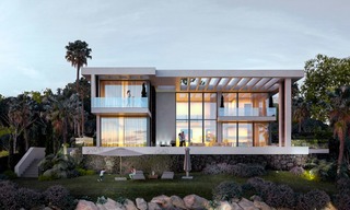 Two modern and contemporary new luxury villas with sea views for sale in Benahavis – Marbella 3851 