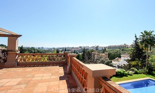 Spectacular, modern Andalusian style luxury villa for sale, New Golden Mile, Benahavis - Marbella 3949 