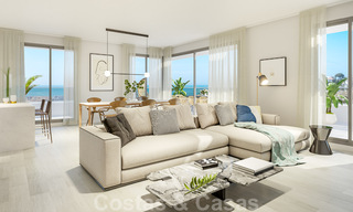 New built modern apartments for sale in a new contemporary development - Mijas, Costa del Sol 28928 