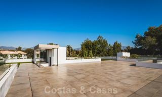 Brand new, beach side ultra-modern designer style villa for sale, Estepona East - Marbella. Ready to move in. 30736 
