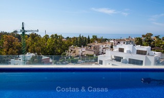 Last unit! Modern exclusive apartments for sale, each with their own heated pool, on the Golden Mile, Marbella 4266 