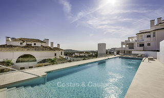 Stunning modern luxury apartments for sale in an exclusive complex in Nueva Andalucia - Marbella with panoramic golf and sea views 18376 