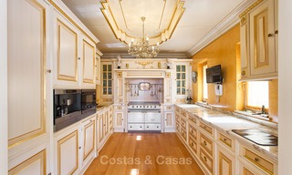 High end classical style luxury villa with sea views for sale on the Golden Mile, Marbella. 4592 