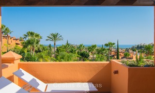 Freshly renovated, Andalusian style townhouses for sale, with sea views, ready to move in, Benahavis, Marbella 5966 