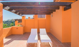 Freshly renovated, Andalusian style townhouses for sale, with sea views, ready to move in, Benahavis, Marbella 5967 