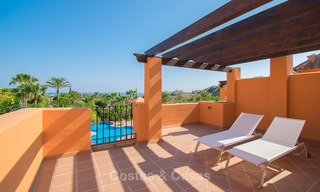 Freshly renovated, Andalusian style townhouses for sale, with sea views, ready to move in, Benahavis, Marbella 5968 