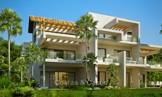 Modern luxury apartments for sale in a new development with spectacular sea views in Benahavis, Marbella 4846 