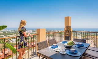 New, Andalusian style, luxury apartments with stunning sea views for sale, in Benahavis – Marbella 5068 