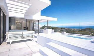Modern luxury apartments for sale with uninterrupted sea views at a short drive from Marbella center. 4870 