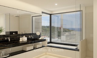 Modern-contemporary luxury apartments with exquisite sea views for sale, short drive to Marbella centre. Ready to move in. Last 3 penthouses. 4940 