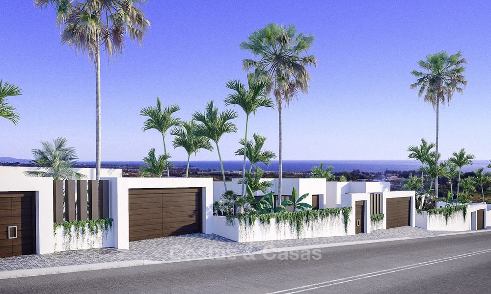 New modern-contemporary villas for sale, panoramic sea views, on the New Golden Mile between Marbella and Estepona 13986