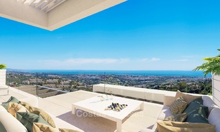 Exclusive luxury apartments for sale, contemporary design and with sea views, in Benahavis - Marbella 5089 