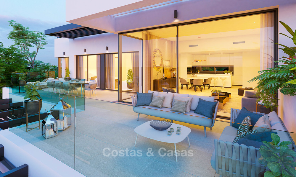 Exclusive luxury apartments for sale, contemporary design and with sea views, in Benahavis - Marbella 5091