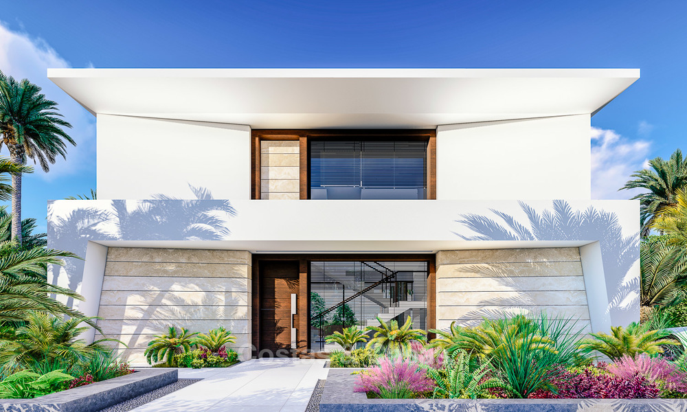 New modern, avant garde style villas with sea views for sale, La Duquesa, Manilva, Costa del Sol 5606