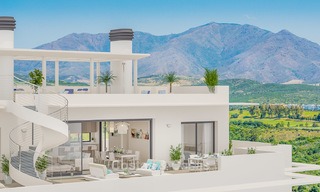New avant-garde golf apartments and townhouses for sale, breath taking sea views, Casares, Costa del Sol 5724 
