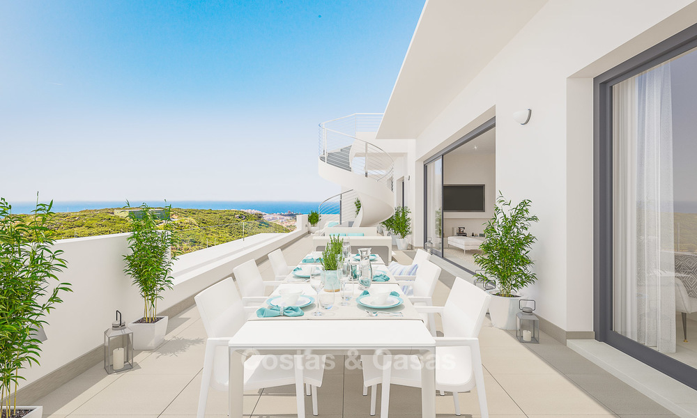 New avant-garde golf apartments and townhouses for sale, breath taking sea views, Casares, Costa del Sol 5725