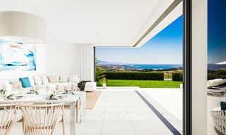 New avant-garde golf apartments and townhouses for sale, breath taking sea views, Casares, Costa del Sol 6103 