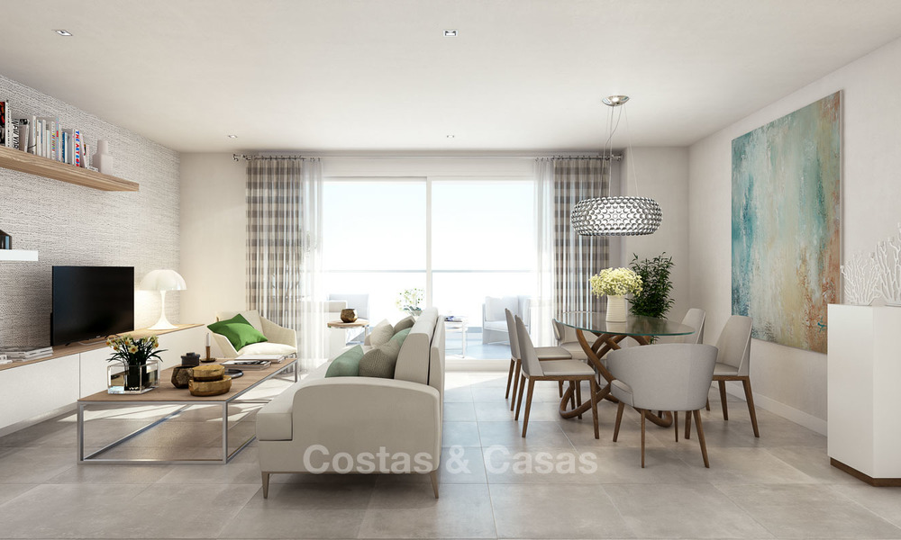 Modern luxury apartments for sale near the beach, with golf and sea views, Casares, Costa del Sol 5783