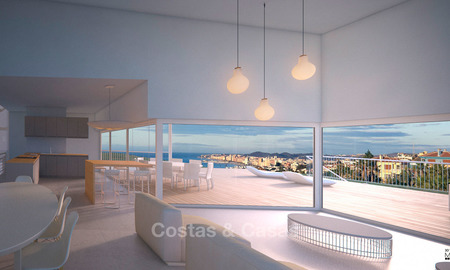 Delightful modern villas for sale in a privileged location with panoramic sea and bay views, Benalmadena, Costa del Sol 6123