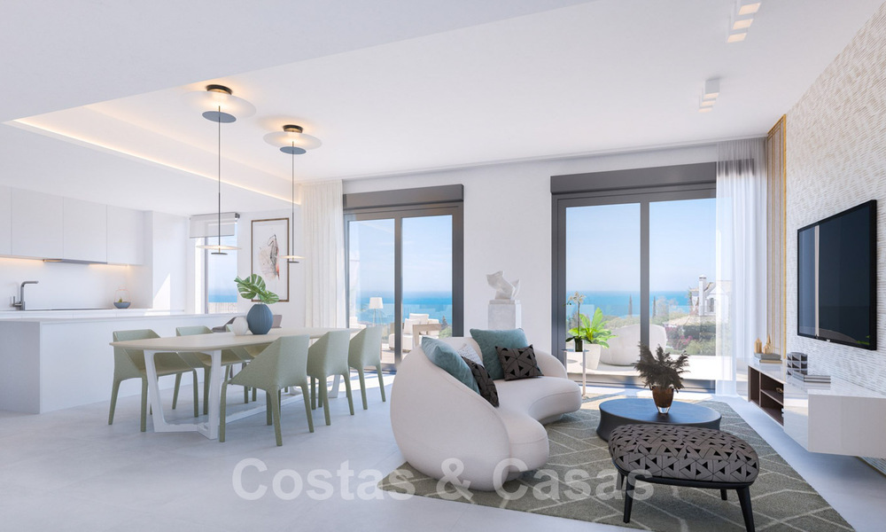 New passive modern apartments in a 5-star boutique resort for sale in Marbella with stunning sea views 29181