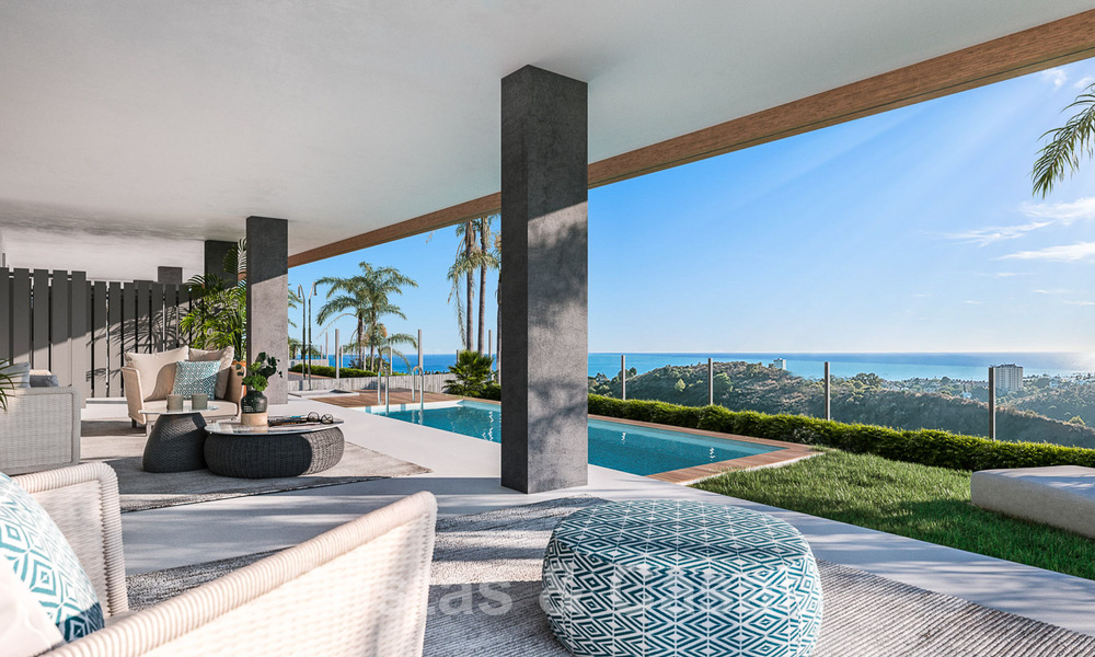 New passive modern apartments in a 5-star boutique resort for sale in Marbella with stunning sea views 51387