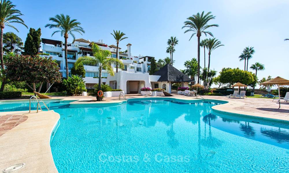 Lovely, spacious beach front penthouse apartment for sale, New Golden Mile, Estepona 6189