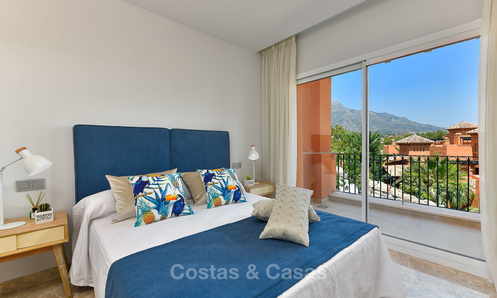 Charming new Andalusian-style apartments for sale, Golf Valley, Nueva Andalucia, Marbella 6214