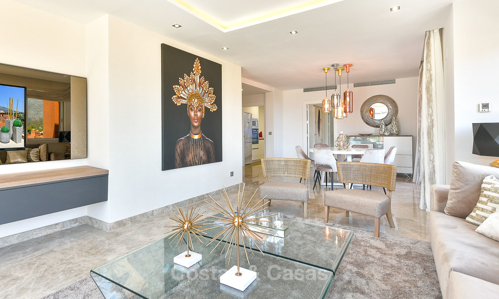 Charming new Andalusian-style apartments for sale, Golf Valley, Nueva Andalucia, Marbella 6221