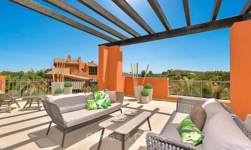 Charming new Andalusian-style apartments for sale, Golf Valley, Nueva Andalucia, Marbella 6222