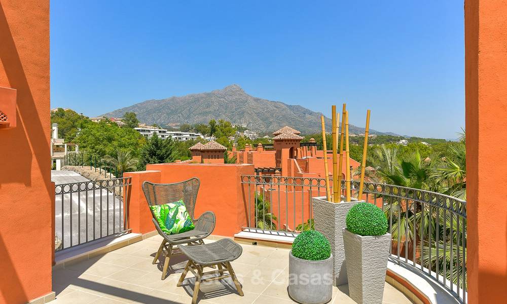 Charming new Andalusian-style apartments for sale, Golf Valley, Nueva Andalucia, Marbella 6224
