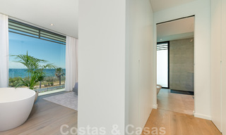 Unique ultra-modern beach front designer villa for sale, New Golden Mile, Marbella - Estepona. Ready to move in. 34257 
