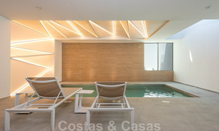 Unique ultra-modern beach front designer villa for sale, New Golden Mile, Marbella - Estepona. Ready to move in. 34263 
