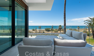Unique ultra-modern beach front designer villa for sale, New Golden Mile, Marbella - Estepona. Ready to move in. 34268 