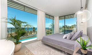 Unique ultra-modern beach front designer villa for sale, New Golden Mile, Marbella - Estepona. Ready to move in. 34271 