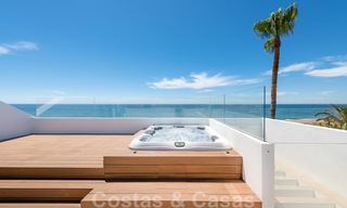 Unique ultra-modern beach front designer villa for sale, New Golden Mile, Marbella - Estepona. Ready to move in. 34277 