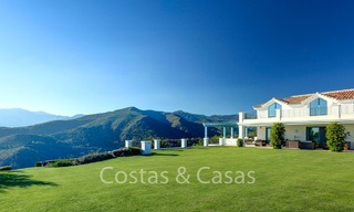 Majestic luxury villa in rural settings for sale, with amazing panoramic sea and mountain views, Benahavis - Marbella 6341 