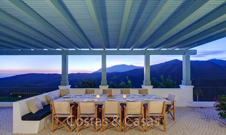 Majestic luxury villa in rural settings for sale, with amazing panoramic sea and mountain views, Benahavis - Marbella 6348 