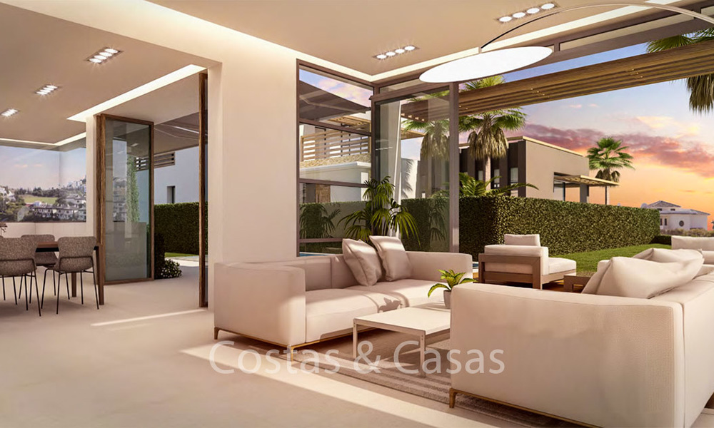 Charming luxury design villas with sea, mountain and golf views for sale, Riviera del Sol, Mijas, Costa del Sol 6496