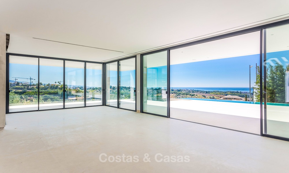 Majestic modern villa with panoramic sea views for sale, front-line golf, Benahavis - Marbella 6840