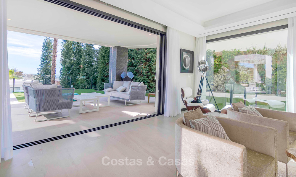 Sumptuous new built designer villa for sale in an exclusive gated urbanisation, Benahavis - Marbella 6896