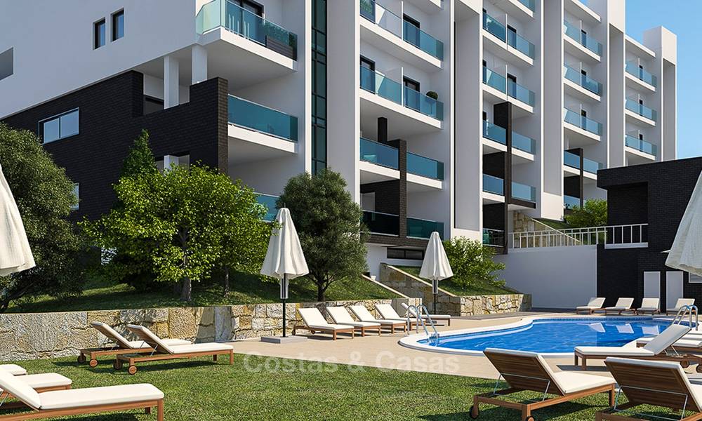 Attractive new apartments with sea and golf views for sale, walking distance to the beach, Manilva - Costa del Sol 7075