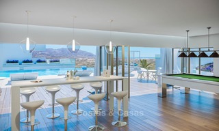 Brand new modern apartments with sea views for sale in a luxury boutique golf resort - La Cala, Mijas, Costa del Sol 7127 