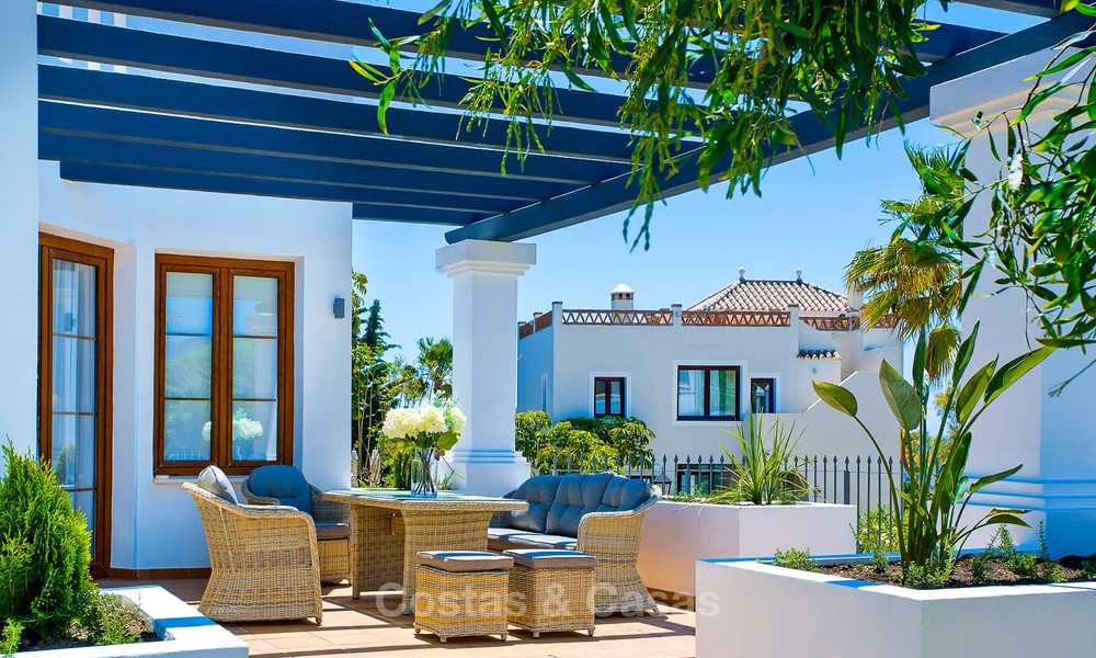 Elegant new turnkey villas with sea views for sale, front line golf, New Golden Mile, Marbella - Estepona 7572