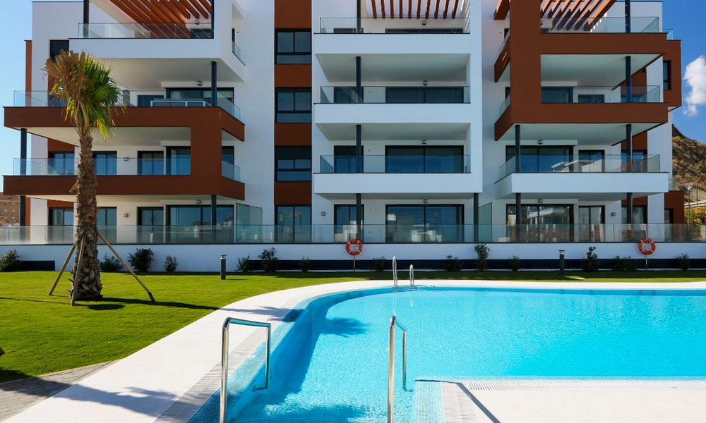 New avant-gardist apartments for sale, walking distance from the beach and amenities, Fuengirola, Costa del Sol. Ready to move in. 32979